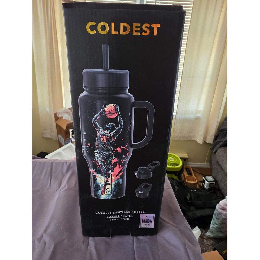 Coldest Buzzer Beater Limited Edition Limitless 36oz Water Bottle